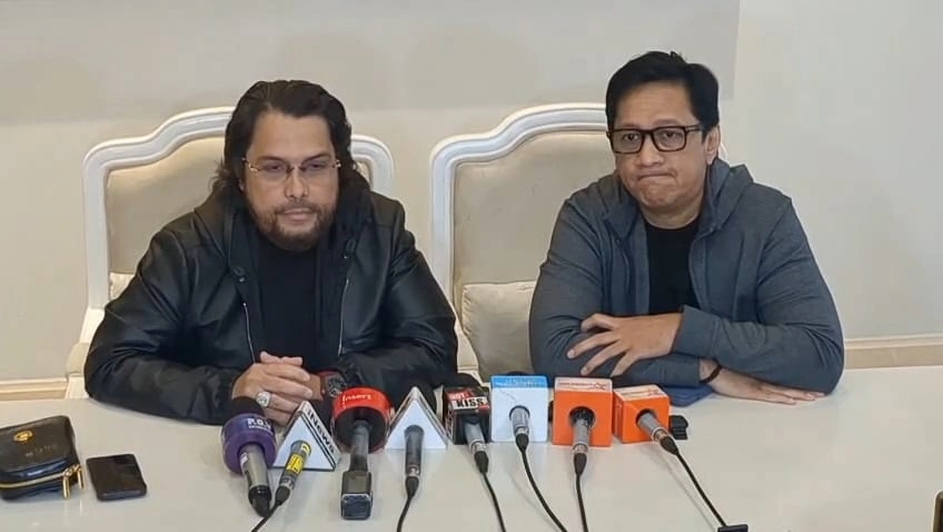 Andre Taulany dan Malik Bawazier ditemui di kawasan Kebayoran Baru, Jakarta Selatan, Selasa (28/10/2025) [FTNews/Raka]